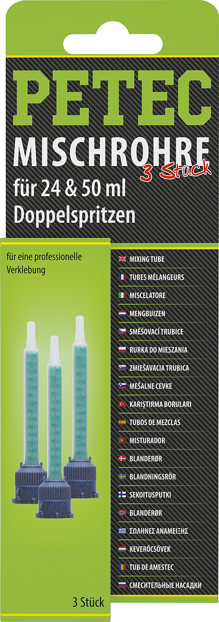 MISCHROHR FueR 24ML DOPPELSPRITZE, 50ML DOPPELKARTUSCHE, 3 STueCK, SB-KARTE