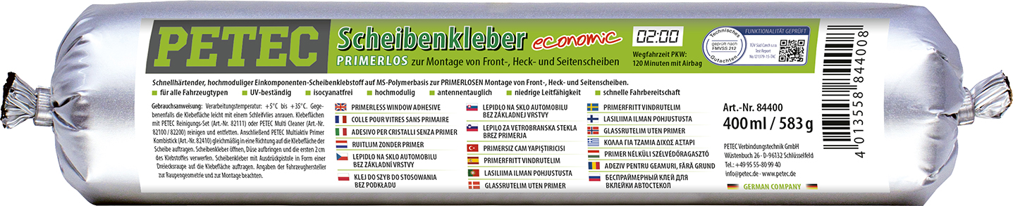 SCHEIBENKLEBER ECONOMIC, SCHLAUCHBEUTEL
