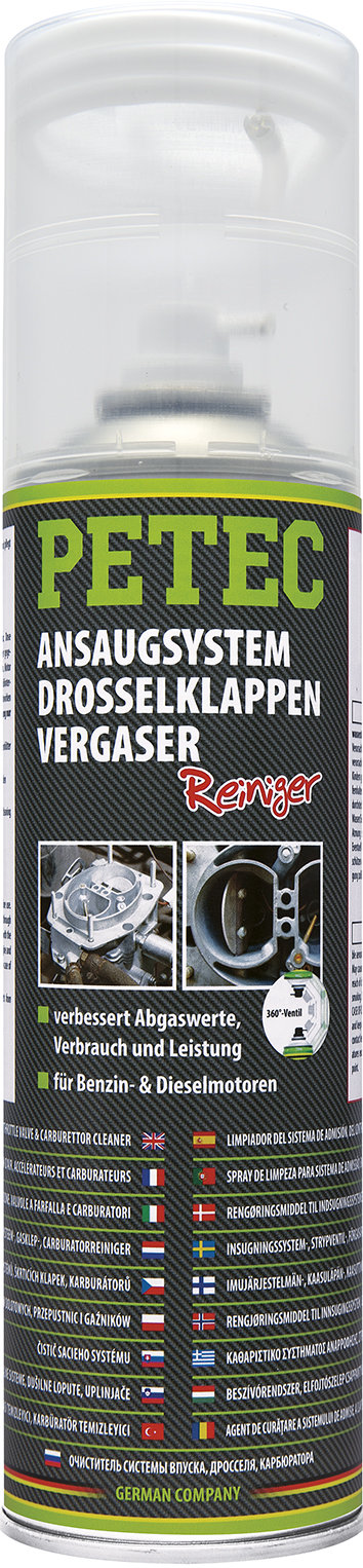 ANSAUGSYSTEM-, DROSSELKLAPPEN- & VERGASERREINIGER SPRAY