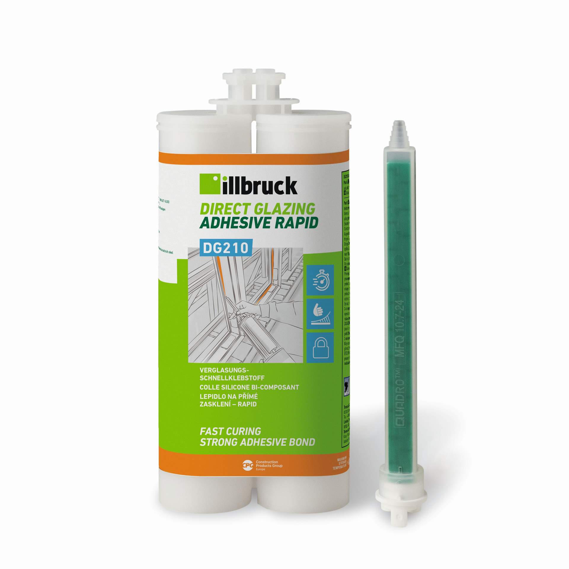 illbruck DG210 2k Verglasungs-Schnellklebstoff